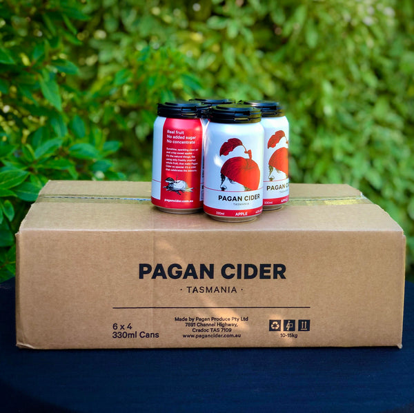 Apple cider 24 cans Pagan Cider Cellar Door